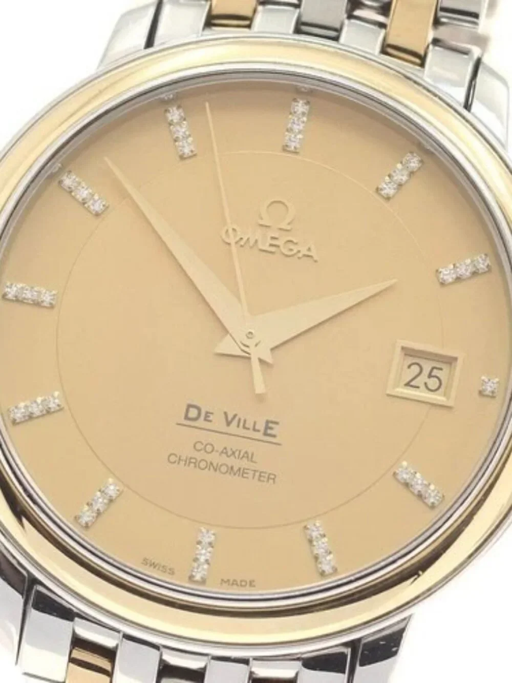 OMEGA De Ville Prestige 4374.15 Index Diamond Automatic Men's Watch_962130